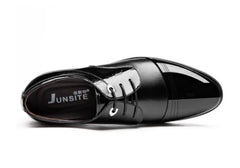 Men's Leather Dress Shoes - Stylish Lace-Up Formal Footwear