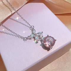 Fashion Jewelry Set with Square Zircon