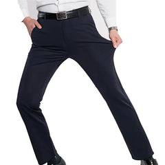 Summer Men's Ice Silk Elastic Casual Pants (Loose Fit)