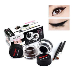 2pcs Dual Colour Eyeliner Set - Black & Brown