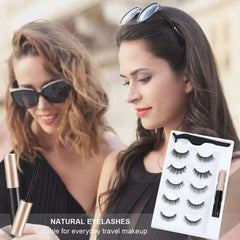 Magnetic Liquid Eyeliner & 5 Pairs Lashes Set