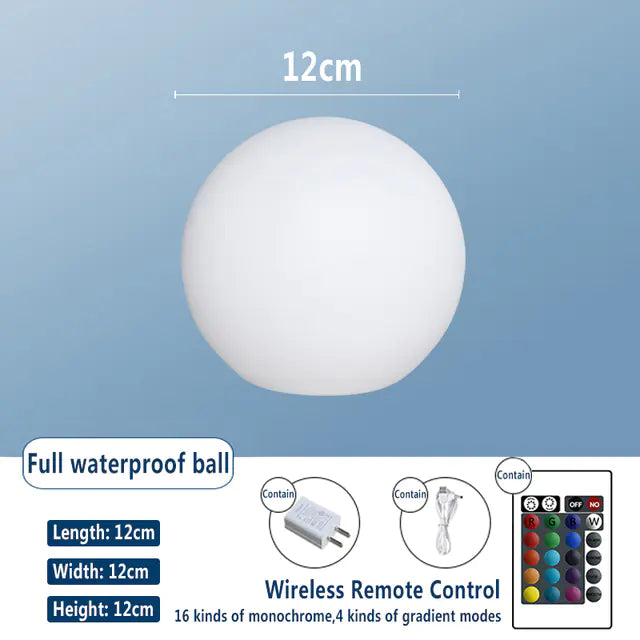 Colorful LED Garden Glowing Ball Lights for Outdoors